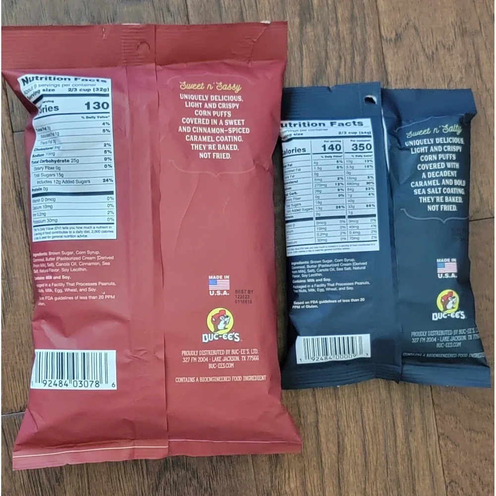 Buc-ee's Beaver Nuggets Cinnamon Sweet & Sea Salted Caramel COMBO Free Shipping‎